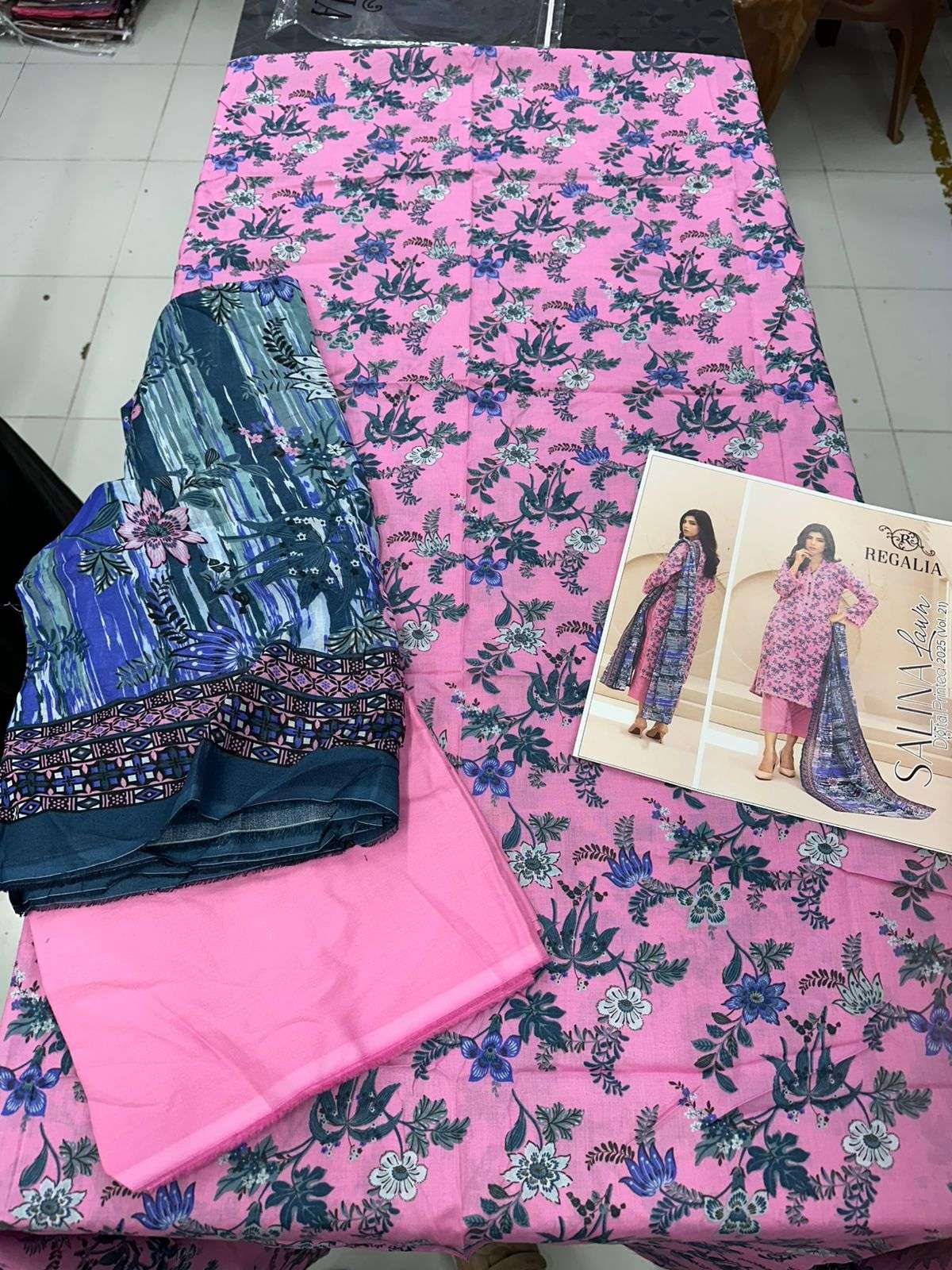 SALINA Digital Lawn Festive Edition 2025 Vol 21 by Regalia Textiles